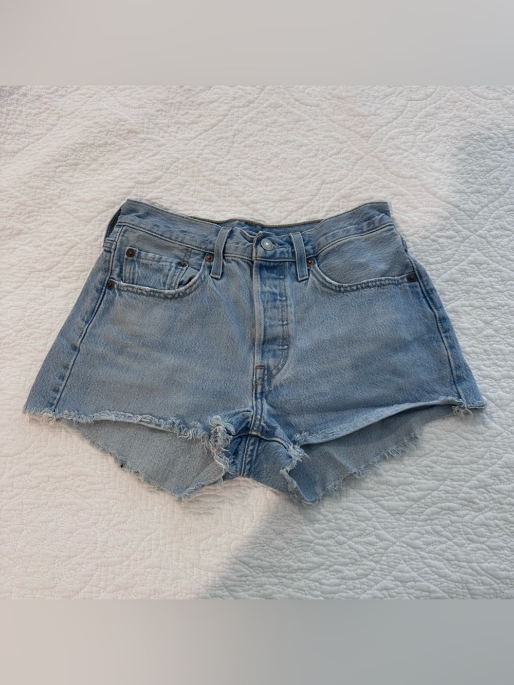 Levi’s 501 Denim Shorts Light Wash